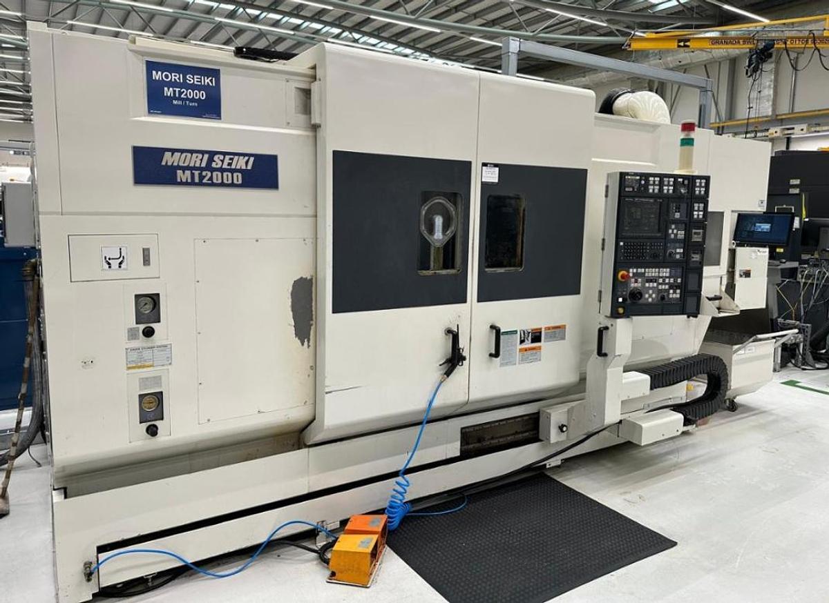 Used CNC LATHE TURNING AND MILLING -MORI SEIKI MT2000