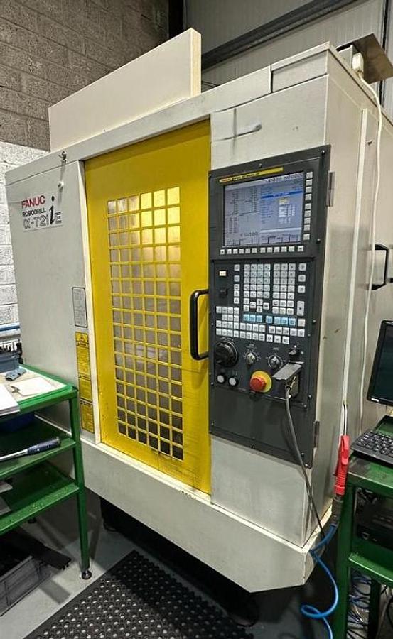 Used CNC Fanuc Robodrill T21iE 5-Axis Vertical Machining Centre – 2007 T21iE 5-Axis