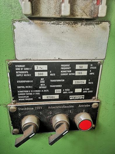 Used CNC BORING MILL WOTAN RAPID 1 WITH HUGE AMOUNT OF TOOLING