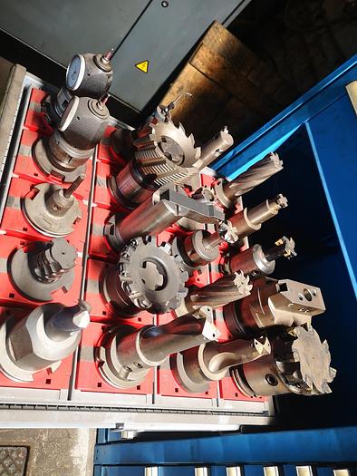 Used CNC BORING MILL WOTAN RAPID 1 WITH HUGE AMOUNT OF TOOLING