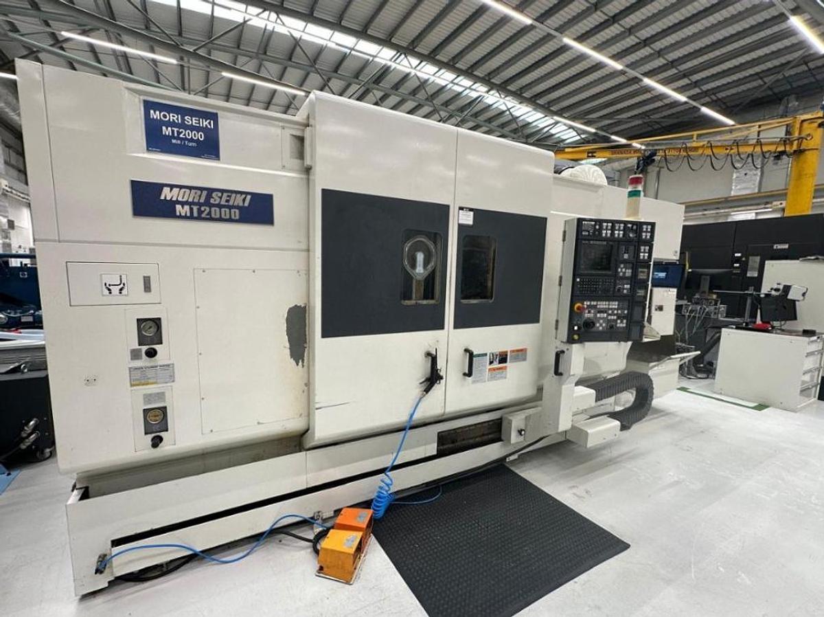 Used CNC LATHE TURNING AND MILLING -MORI SEIKI MT2000