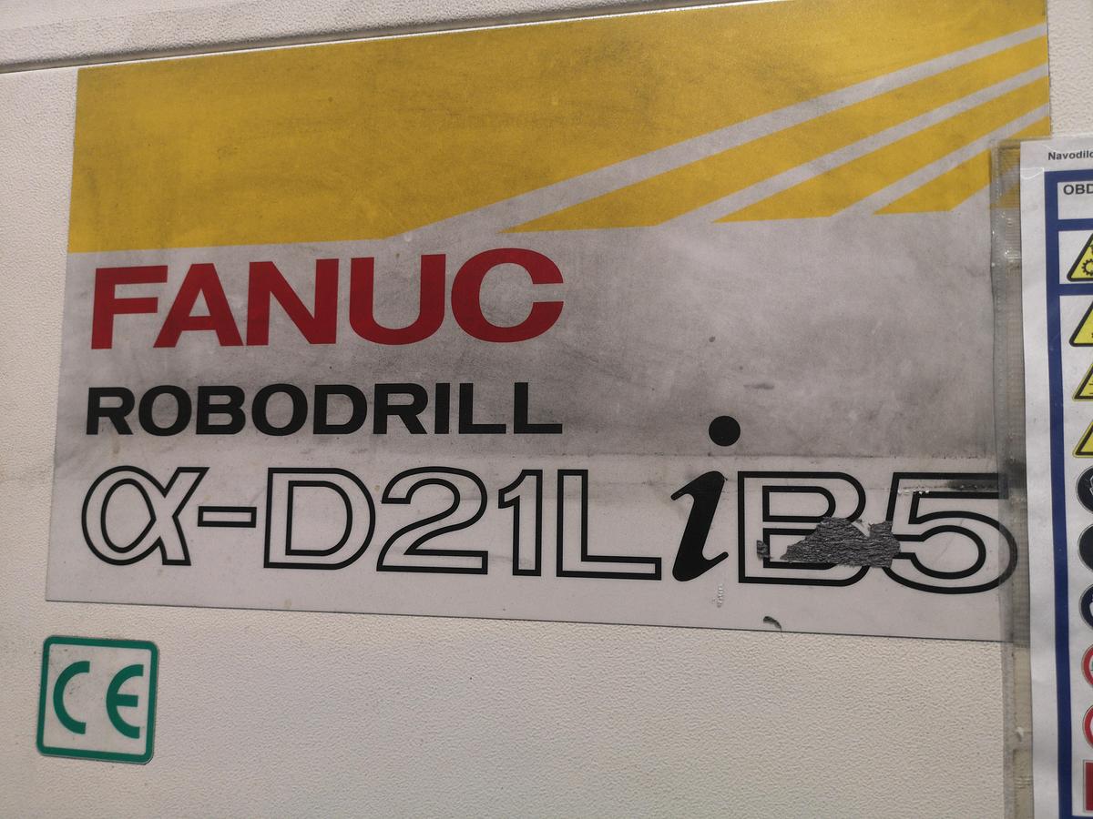 Used  CNC FANUC ROBODRILL ALPHA -D21L iB5