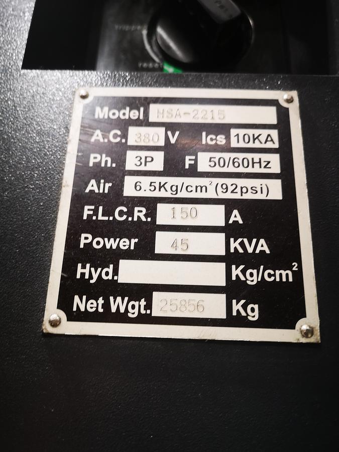 Used GANTRY TYPE HARTFORD HSA 2215