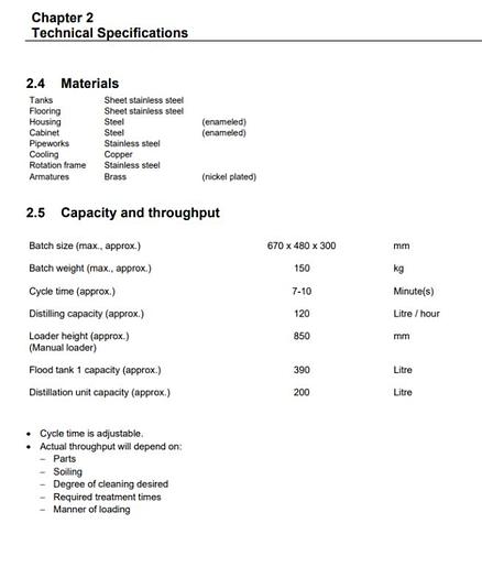 Used DURR ECOCLEAN UNIVERSAL 81S