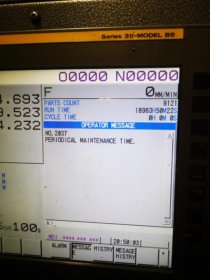 Used  CNC FANUC ROBODRILL ALPHA -D21L iB5