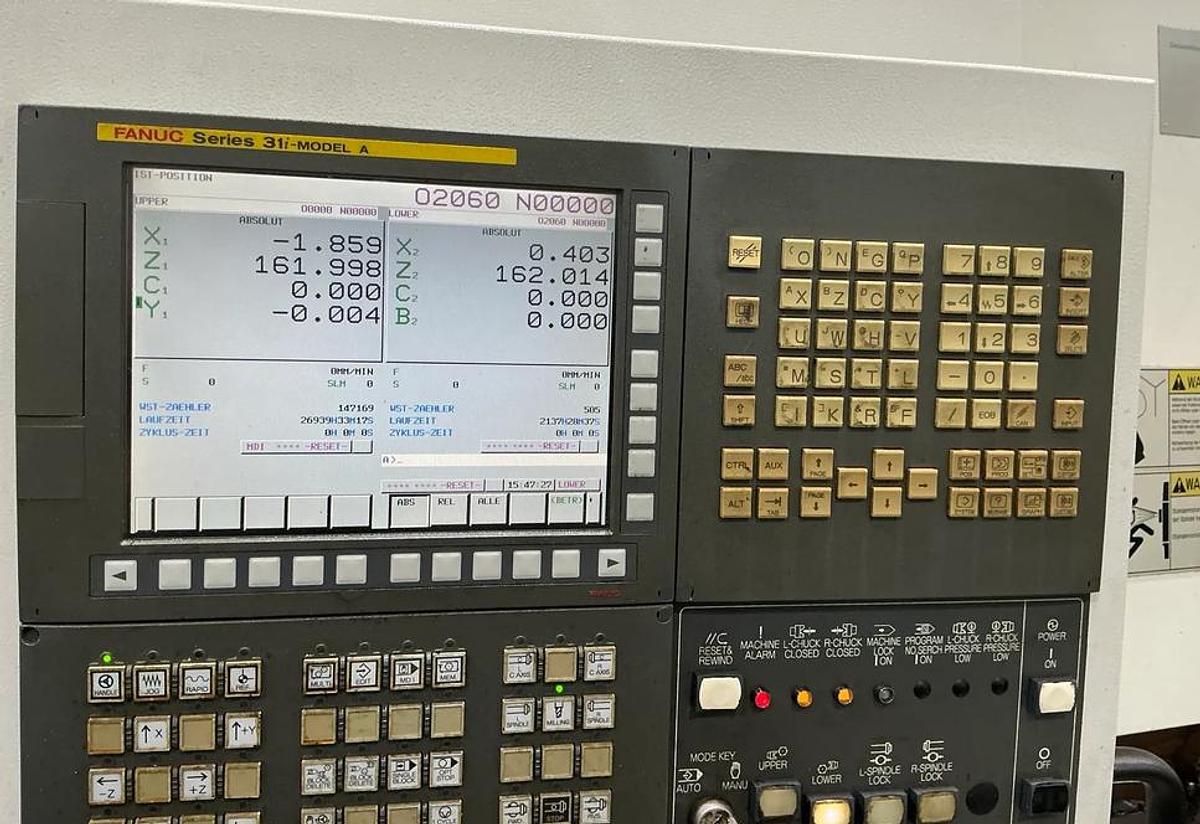 Used CNC NAKAMURA WT-100 - TURNING AND MILLING