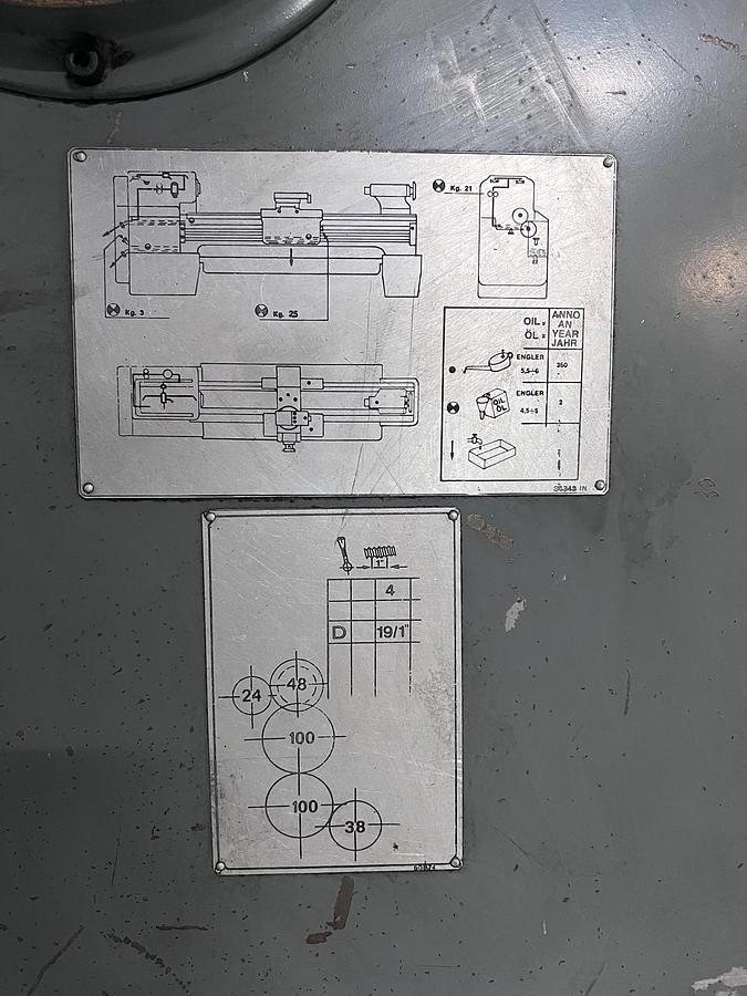 Used UNIVERSAL LATHE POTISJE PA 900R - BIG BORE -2000MM/140MM