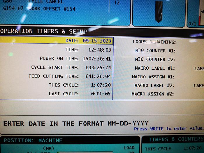 Used VERTICAL MACHINING CENTER HAAS VF2 TR - WITH COOLING TROUGH SPINDLE