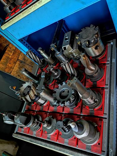 Used CNC BORING MILL WOTAN RAPID 1 WITH HUGE AMOUNT OF TOOLING