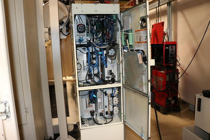 Used TWIN ROBOT WELDING CELL SEVERT-OTC 