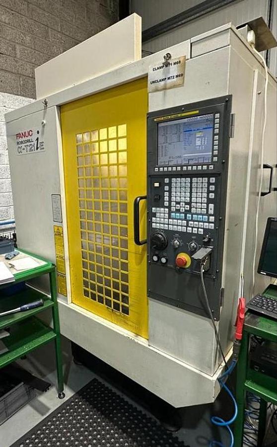 Used CNC Fanuc Robodrill T21iE 5-Axis Vertical Machining Centre – 2007 T21iE 5-Axis