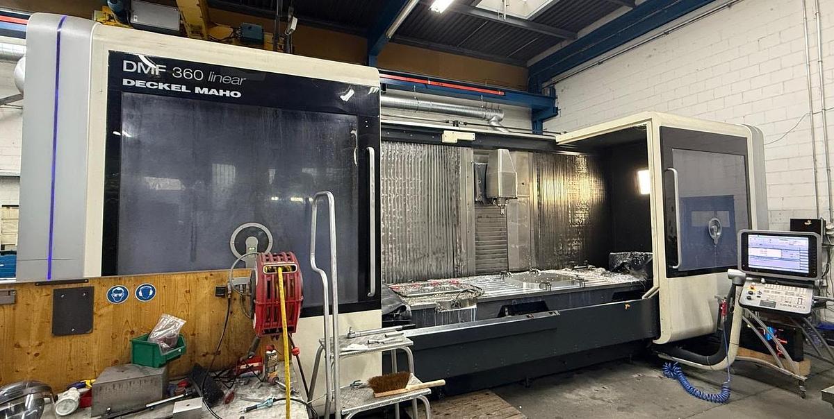 Used DMG-DMF 360/11 5 AXIS /SIEMENS 18.000 + ADDITIONAL 6TH AXIS FOR HORIZONTAL TURNING LEHMANN