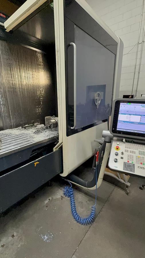 Used DMG-DMF 360/11 5 AXIS /SIEMENS 18.000 + ADDITIONAL 6TH AXIS FOR HORIZONTAL TURNING LEHMANN