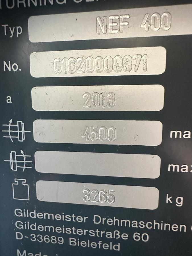 Used DMG NEF400 V3 5.Generation