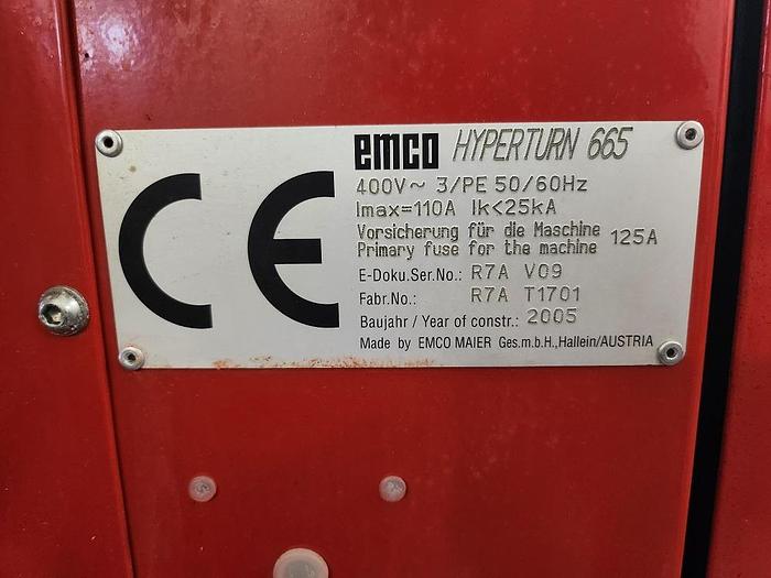Used EMCO HYPERTURN 665 TWIN SPINDLE TWIN TURRET