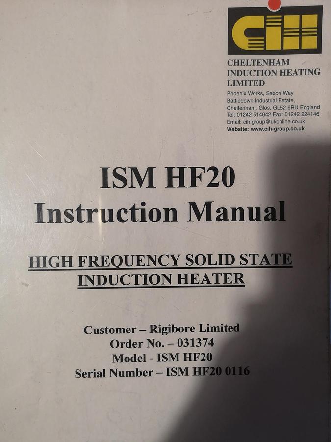 Used onduction heating ISM