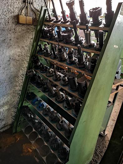 Used CNC BORING MILL WOTAN RAPID 1 WITH HUGE AMOUNT OF TOOLING