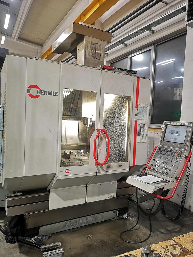 Used CNC 5 AXIS MILLING - HERMLE C40U-2009-WITH FULL TOOLS ACCESSORIESS