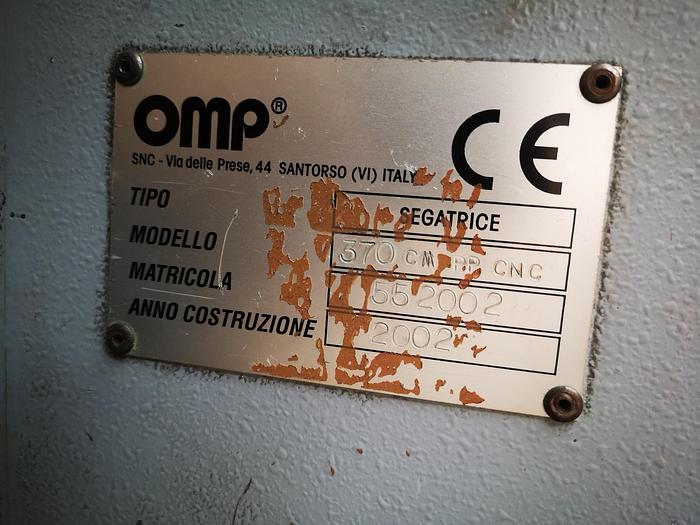 Used OMP- CNC - PROFILE CUTTING SAW WITH LOADING