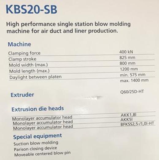 Used KAUTEX - BLOW MOLDING