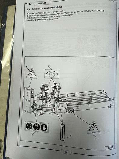 Used CIRCULAR SAW FOM - STEEL 35 -TWIN HEAD