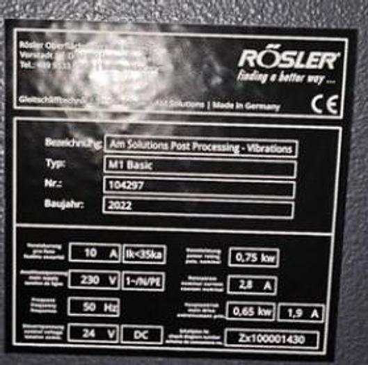Used ROSLER- M1 BASIC Compact Entry-level Finishing System