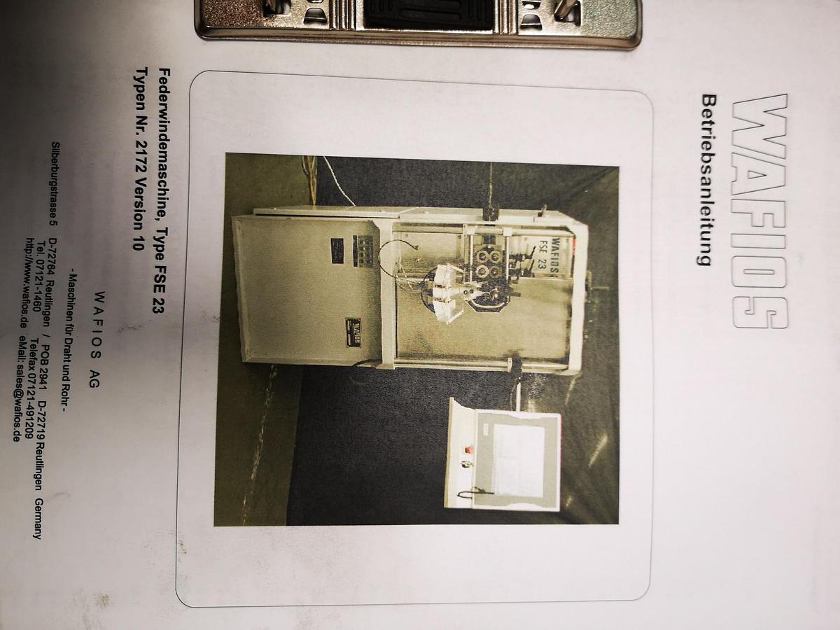 Used SPRING AND COIL - WAFIOS FSE 23 CNC -2010