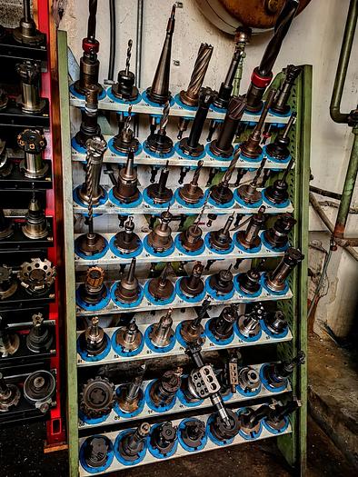 Used CNC BORING MILL WOTAN RAPID 1 WITH HUGE AMOUNT OF TOOLING