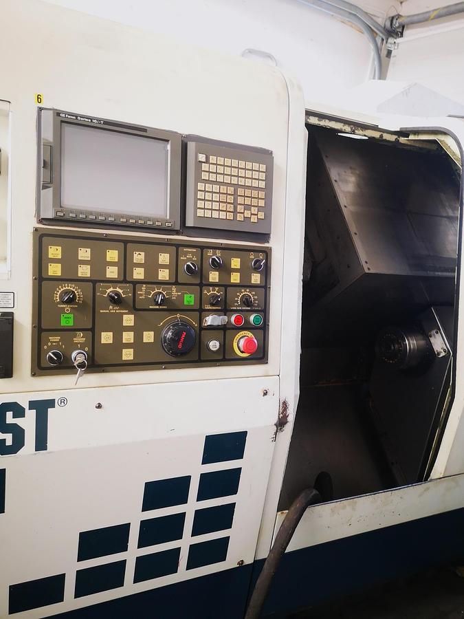 Used CNC LATHE - HARDINGE TWIN SPINDLE LATHE QUEST 8/51