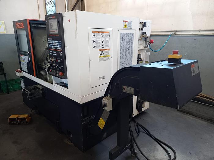 Used CNC LATHE TWIN SPINDLE MAZAK QTS100MS