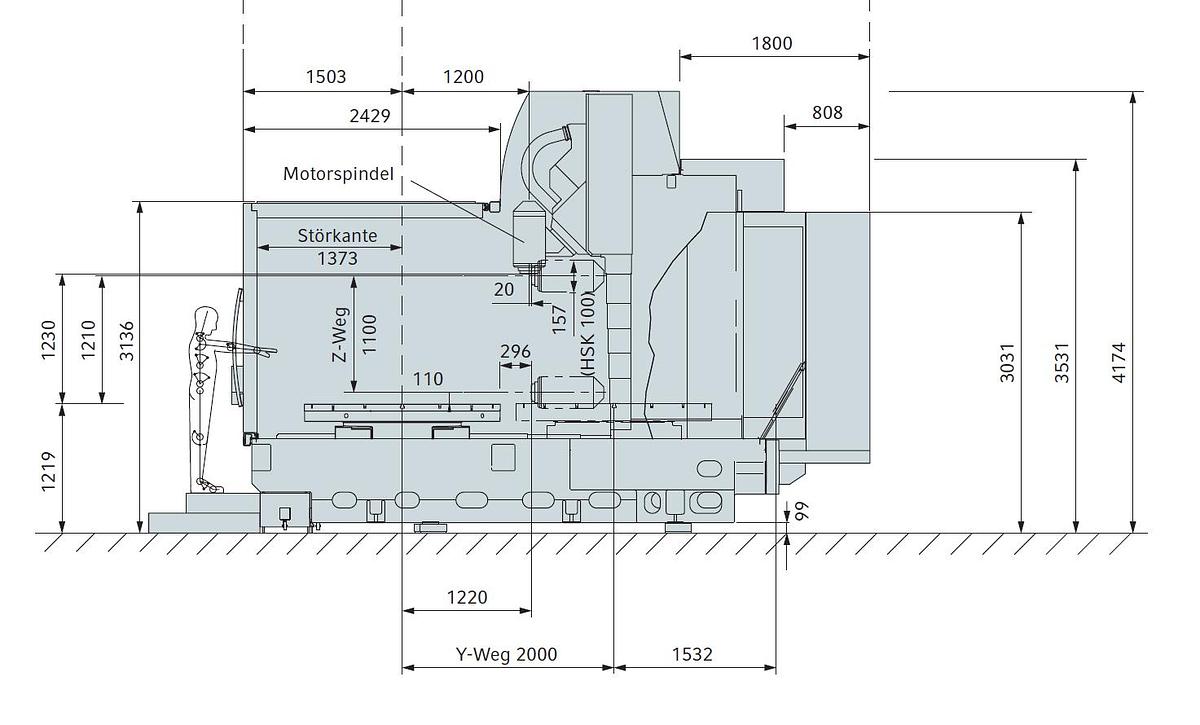 Used DMG DMU 200P 5 AXIS TOOL MILLING