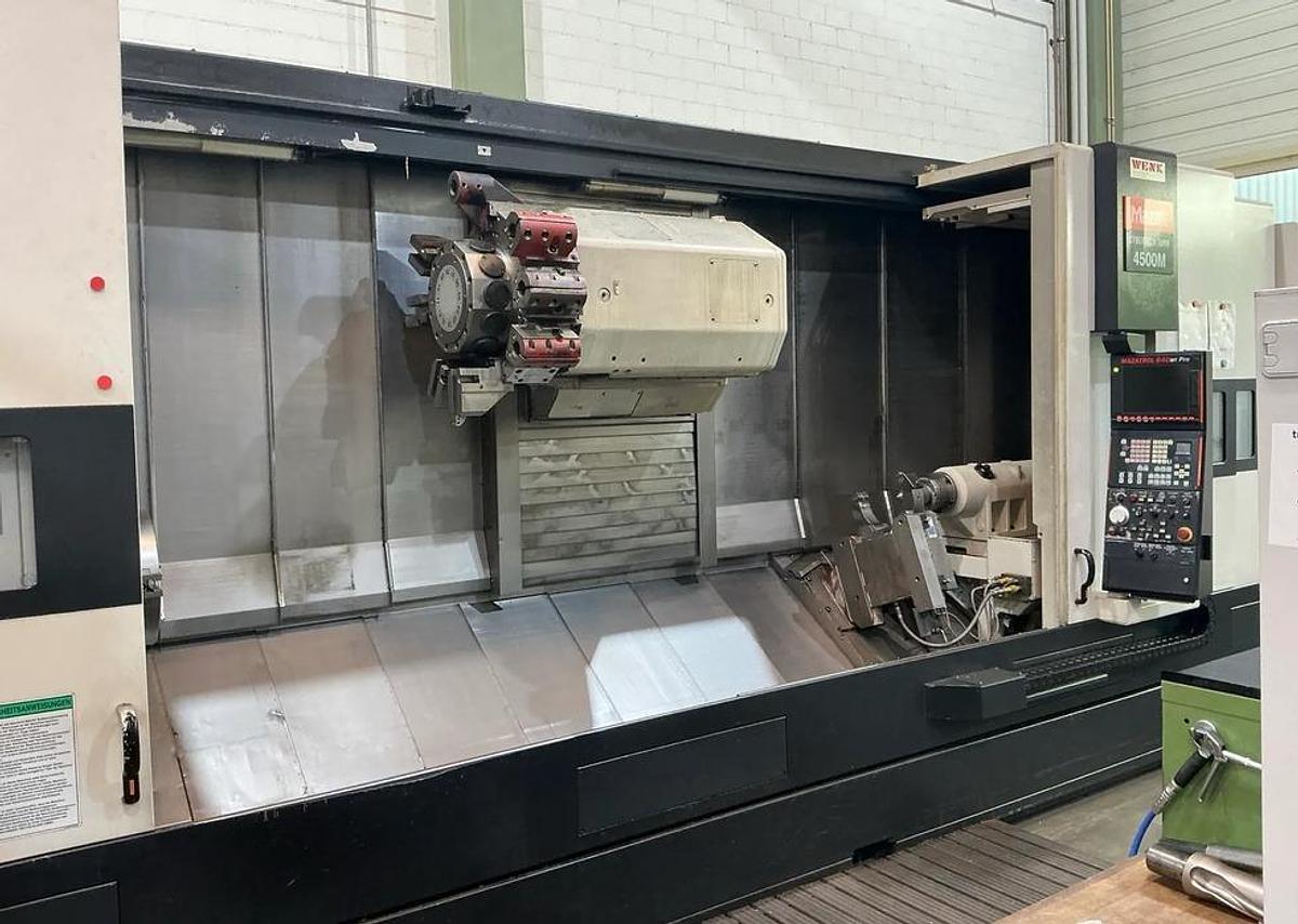 Used MAZAK CT 4500M TURNING AND MILLING CENTRE WITH TOOLS AND ACCESSORIESS -LOW HOURS