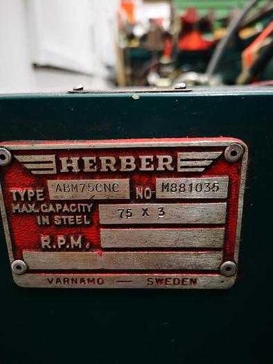 Used CNC TUBE BENDING HERBER 75 CNC