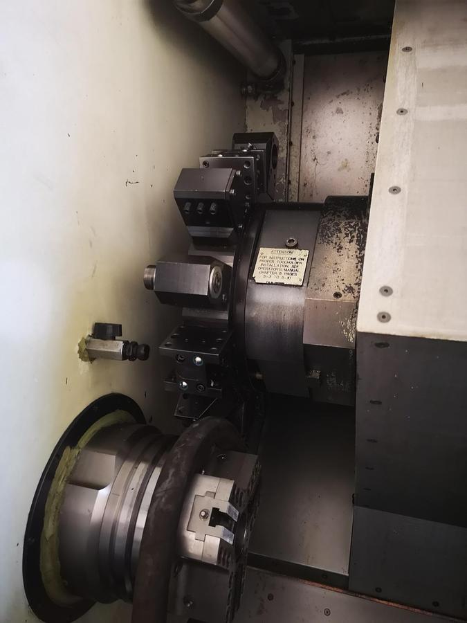 Used CNC LATHE - HARDINGE TWIN SPINDLE LATHE QUEST 8/51