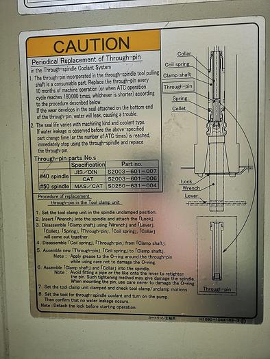 Used CNC 5 AXIS MILLING MATSUURA MU 400 VA