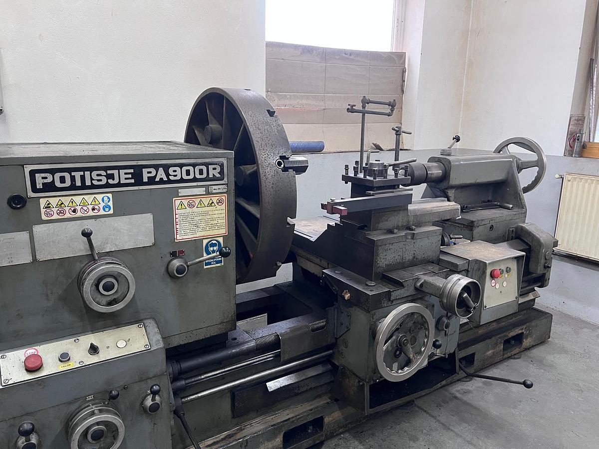Used UNIVERSAL LATHE POTISJE PA 900R - BIG BORE -2000MM/140MM