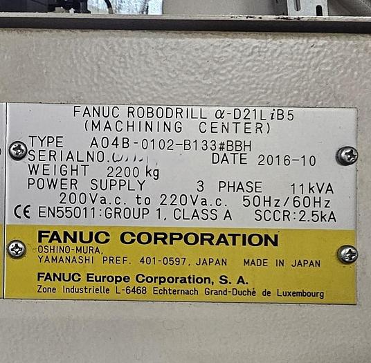 Used CNC MILLING ALPHA-D21L iB5 4 AXIS SIMULTANIUS