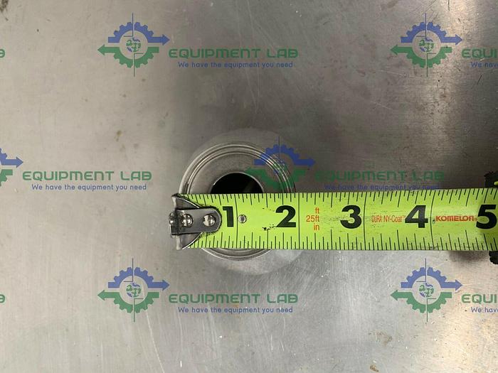 Used Stainless Steel 800mm x 200mm Chromatography Column w/ Micron Filter Mesh 45 PSI