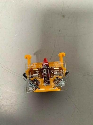 Used Lot of 2- EAO 704.900.4 Contact Blocks