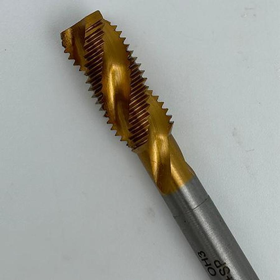 Snail Tools HSS M2 Spiral Flute Machine Tap (M10 x 1.25 Fine Pitch)