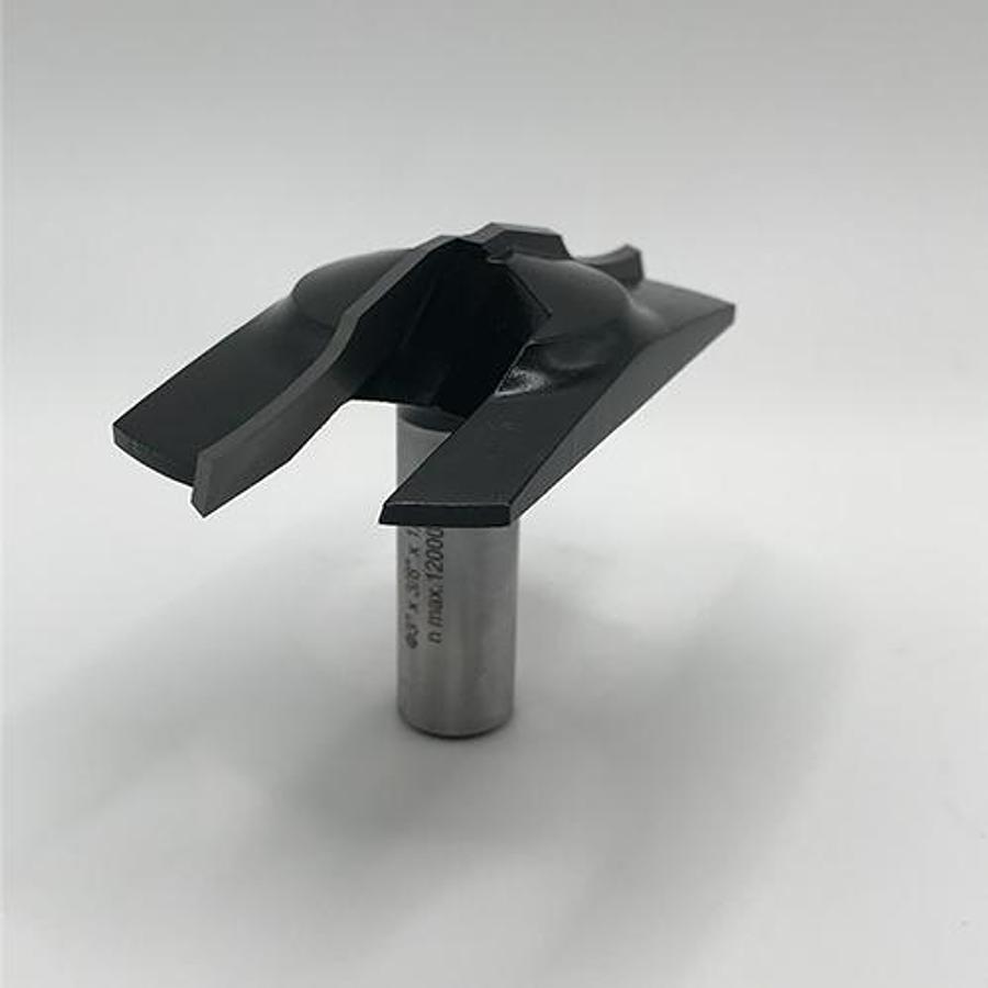 CARBIDE CLASSICAL PLUNGE ROUTER BIT – 3″ DIA x 3/8″ CUT – 1/2″ SHANK