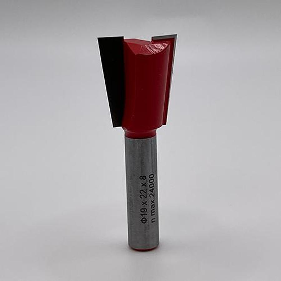 Snail Tools Dovetail Router Bit (19mm Dia x 22mm Cut, 7° Angle)