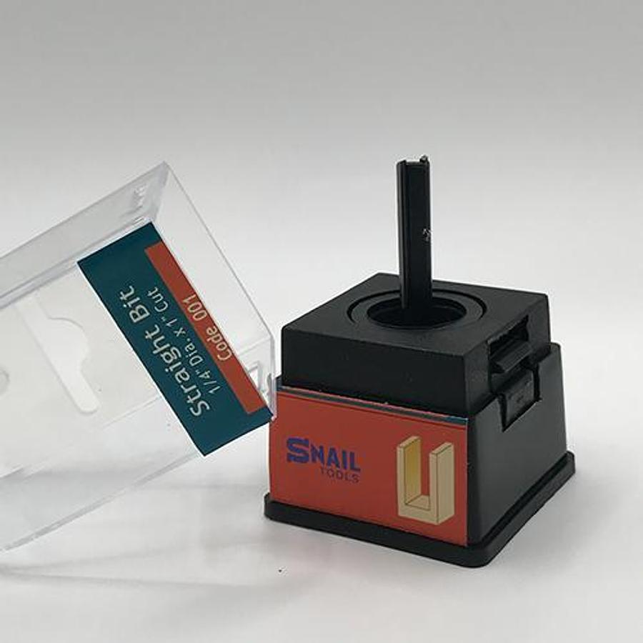 Snail Tools Straight Router Bit (1/4″ Dia x 1″ Cut)