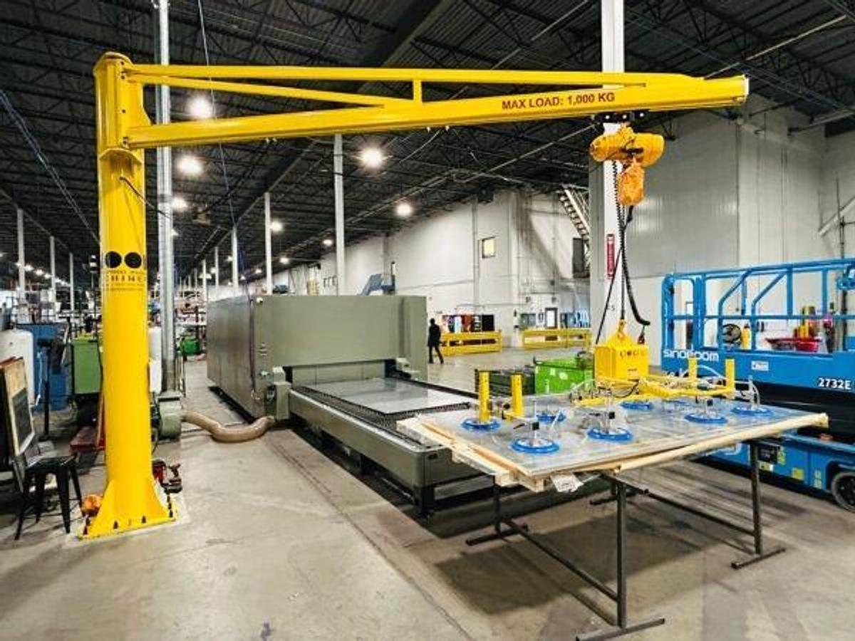 Jig Crane for Laser Cutting Table