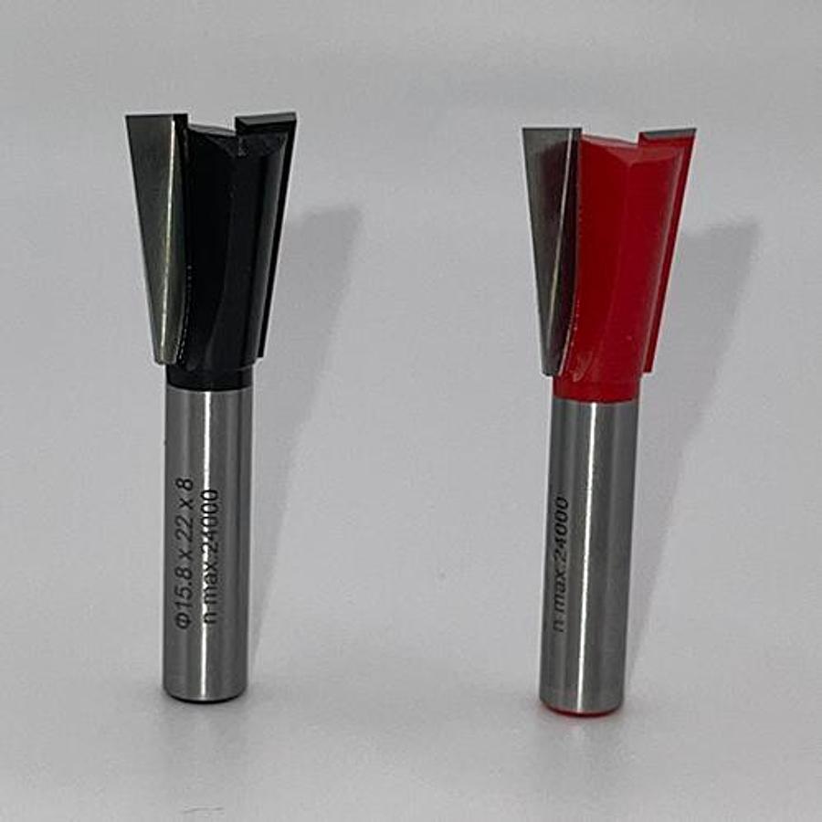 Snail Tools Dovetail Router Bit (15.8mm Dia x 22mm Cut, 7° Angle)