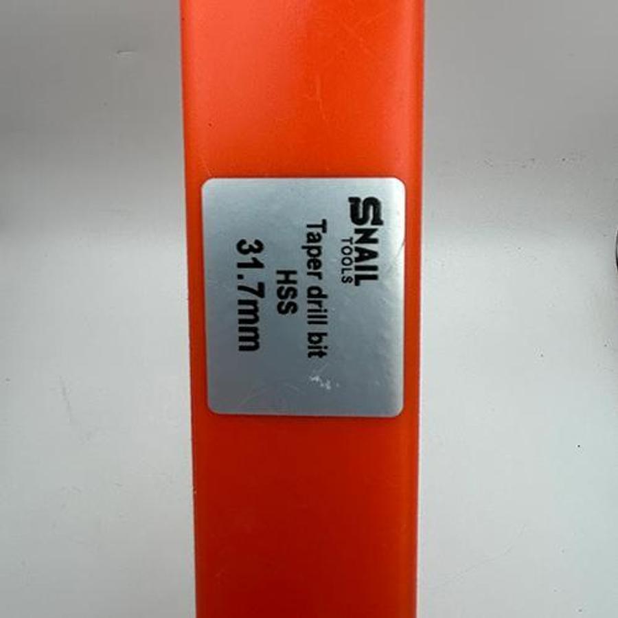 Snail Tools HSS Taper Drill and Reamer Bit (31.7mm Maximum Diameter)