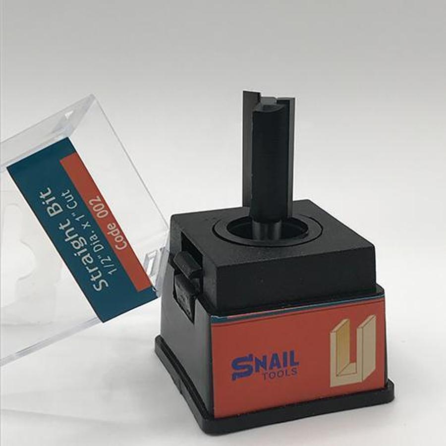 Snail Tools Straight Router Bit (1/2″ Dia x 1″ Cut)