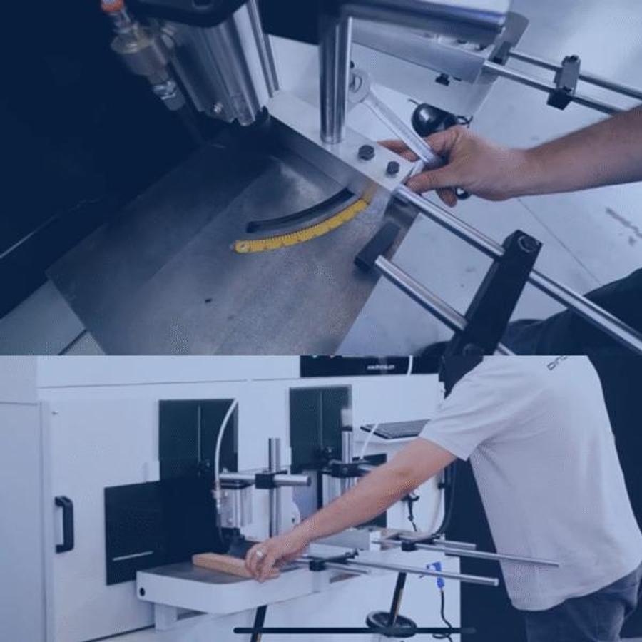 2 Axis CNC Rectangular Round End Tenoner