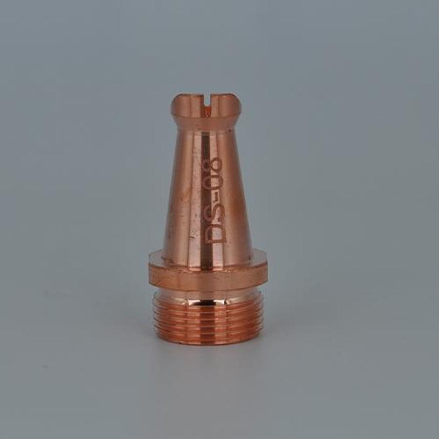 Ultra-Precision Copper Laser Welding Nozzle (DS08 / M16 Thread / 0.8mm Wire Guide)