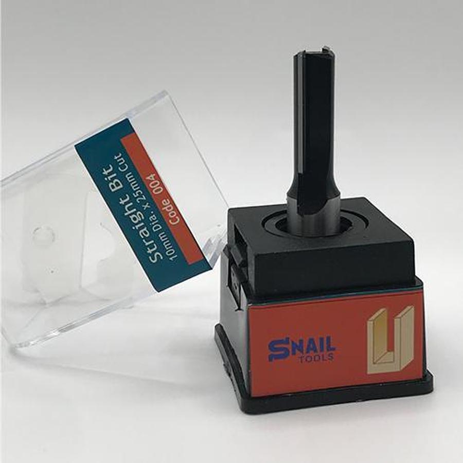 Snail Tools Straight Router Bit (10mm Dia x 25mm Cut)